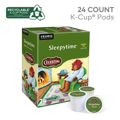 Celestial Seasonings Sleepytime Herbal Tea, Keurig® K-Cup® Pods, 24/Box (14739)