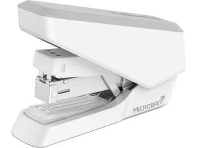 Fellowes LX860 EasyPress Desktop Stapler, 40-Sheet Capacity, Staples Included, White (LX860WHITE)