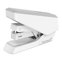 Fellowes LX860 EasyPress Desktop Stapler, 40-Sheet Capacity, White (5014301)