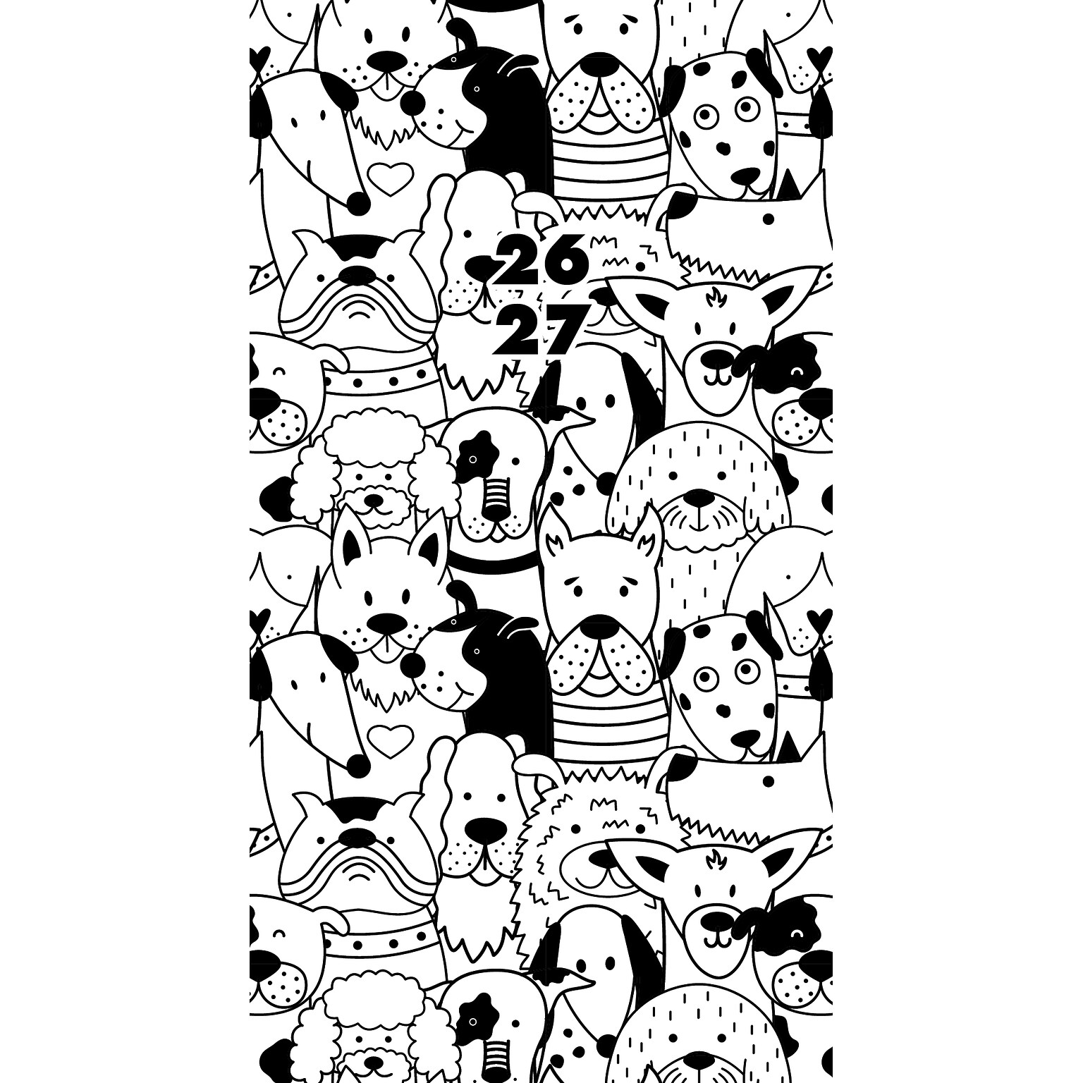 2026-2027 Willow Creek Woof 3.5 x 6.5 Monthly Planner Cover (57704X)