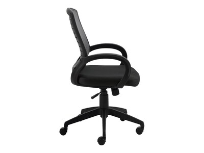 Offices To Go Mesh Back Fabric Manager Chair, Gray and Black (OTG10902B)