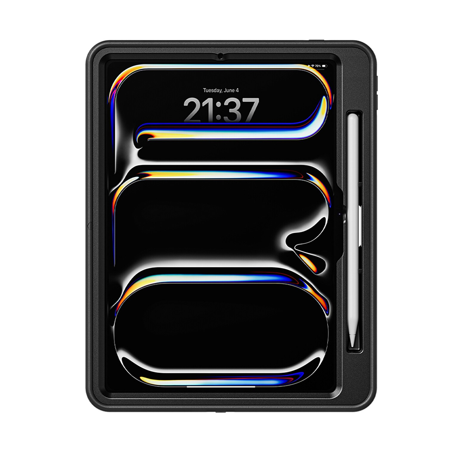 SaharaCase Raider Heavy Duty Hand Strap Case for iPad Pro 11 (M4 2024/M5 2025), Scorpion Black (TB00398)