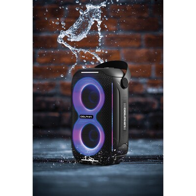 Dolphin Audio Wireless Bluetooth Party Speaker, Waterproof, Black (S-20)