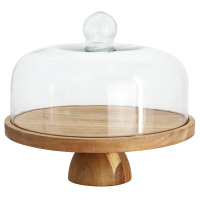 MegaChef Acacia Wood Cake Stand, Wood (935122132M)