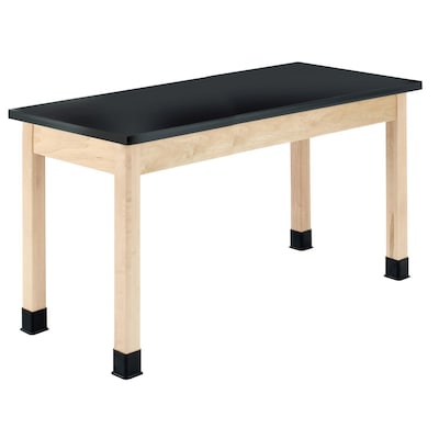 Diversified Woodcrafts School Classroom Rectangular Science Lab Table, 54 x 24, Light Hardwood (P7202BM30N)