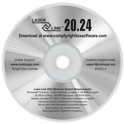 ComplyRight LaserLink 2024 for 1 User, Windows, Disk (12034)