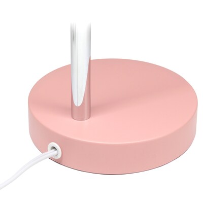 Simple Designs Sleek Essentials LED Desk Lamp, 15.28", Blush Pink (LD1075-BPK)