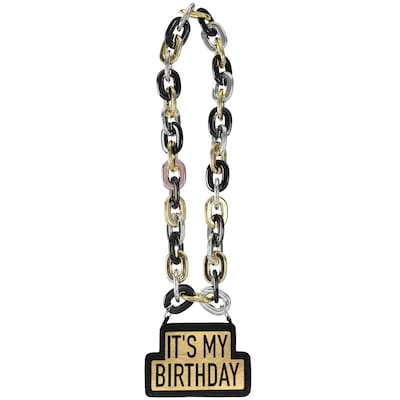 Party City Its My Birthday Necklace, Multicolored (AM3903902-NS)
