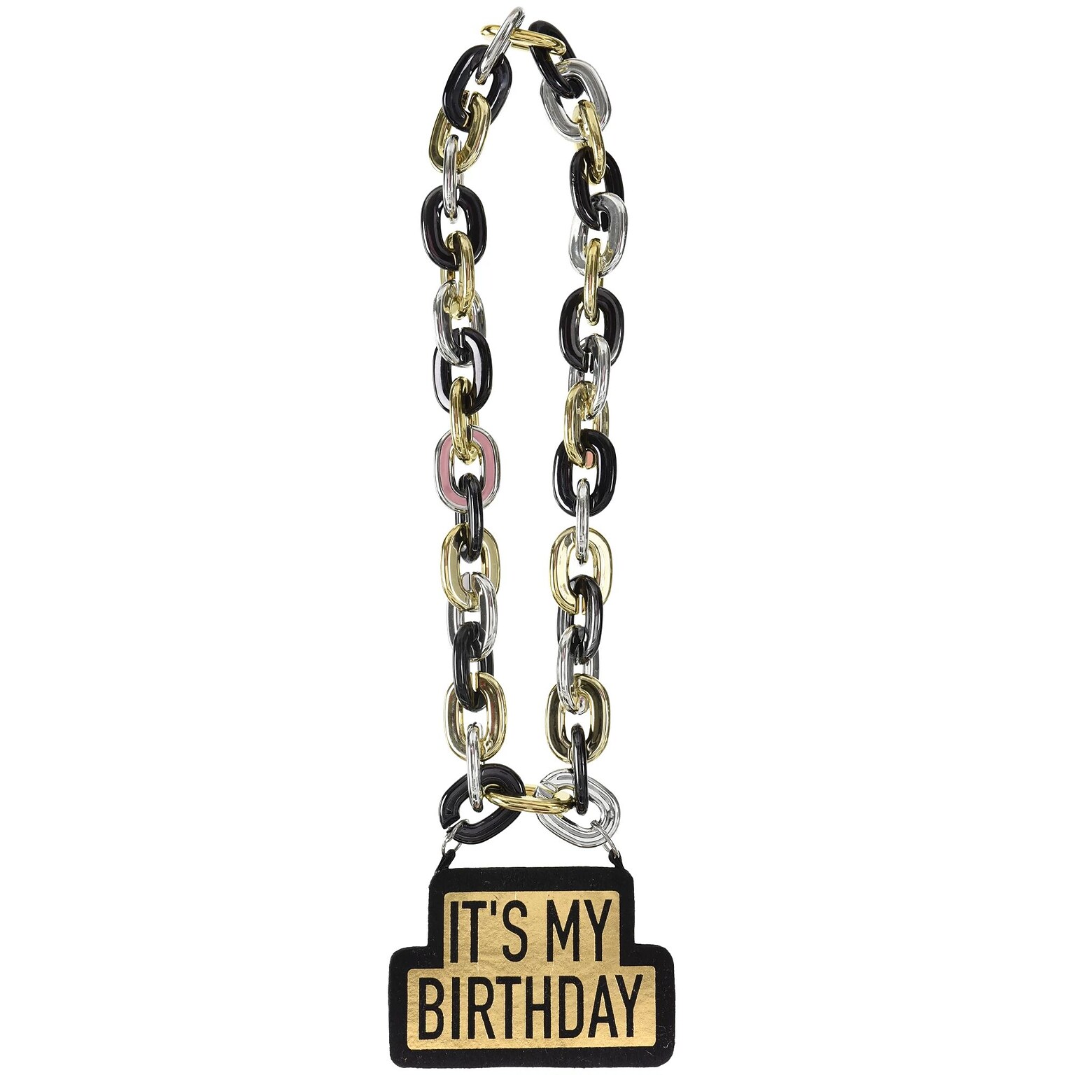 Party City Its My Birthday Necklace, Multicolored (AM3903902-NS)