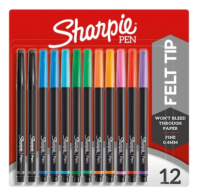 Sharpie Fine Point Assorted Felt Pens