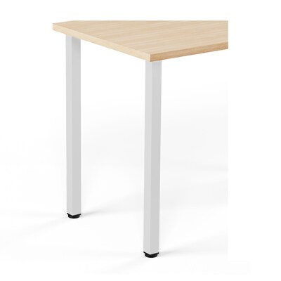 Union & Scale™ Essentials 42"W Rectangular Writing Desk, Natural (UN60411-C)