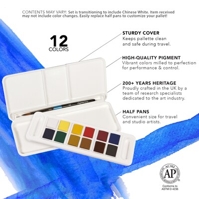 Daler-Rowney Aquafine Watercolor Paint, Assorted Colors (DRW131900001)