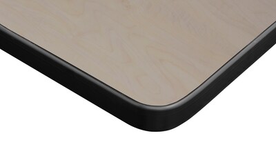Regency Kee Training Table, 24"D x 60"W, Maple/Black (MT6024PLBPBK)