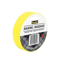 Scotch® Expressions Masking Tape, .94 x 20 yds., Yellow (3437-PYL)