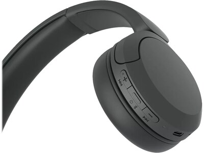 Sony Wireless On-Ear Headphones, Bluetooth, Black (WHCH520/B)