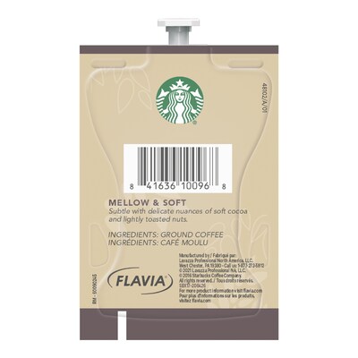 Starbucks Veranda Blend Coffee Flavia Freshpack, Blonde Roast, 80/Carton (MDR01037)