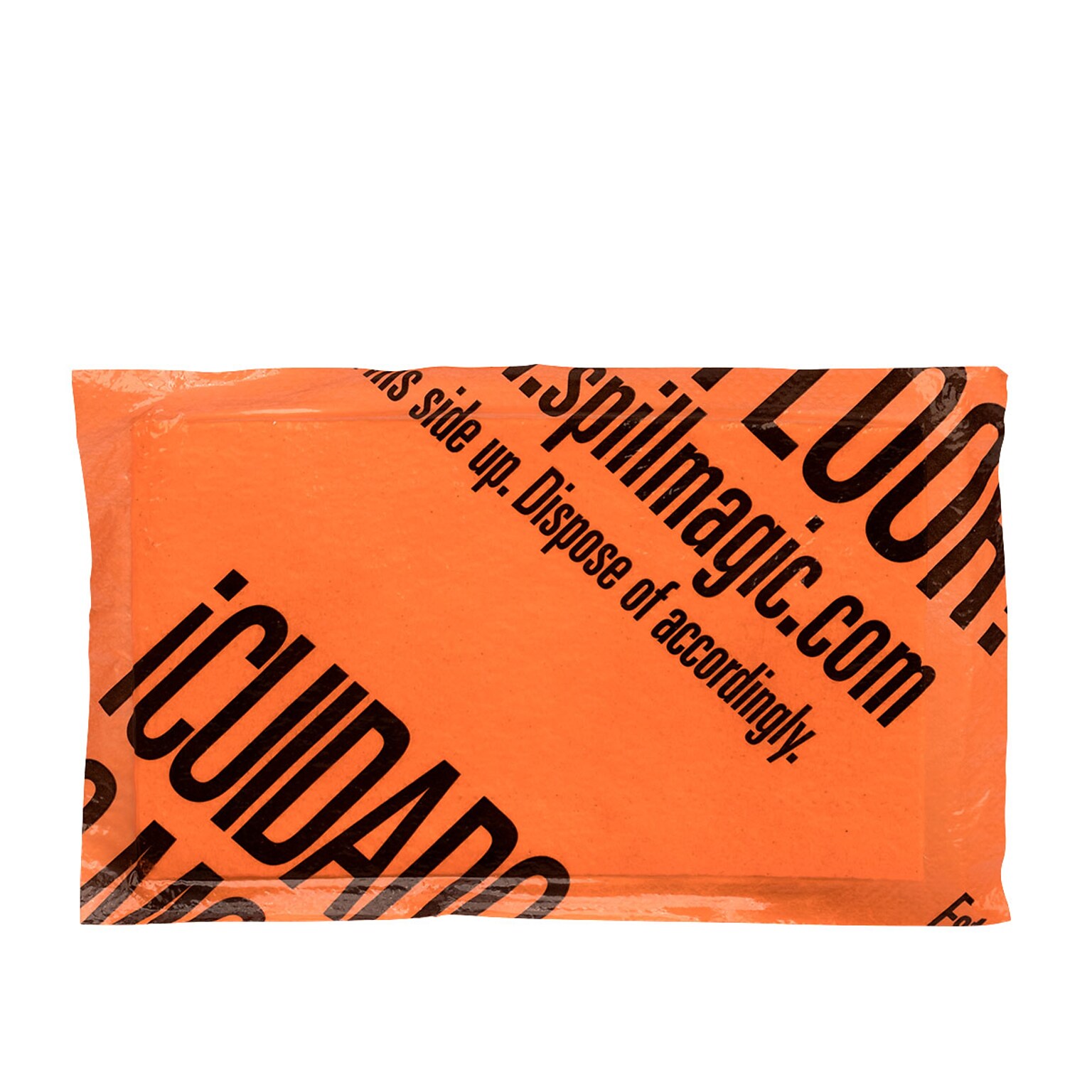 Spill Magic Pocket Multipurpose Absorbent Pad, 4.5 x 6.75, Orange, 30/Pack (250P30)