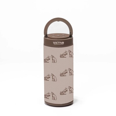 Victor Bluetooth Speaker Bonus Pack with Exclusive Retro Metal Lunch Box, Wireless Portable Speaker