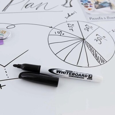 Bazic Magnetic Cork & Dry Erase Whiteboard, Aluminum Frame, 16" x 20" (BAZ6053)