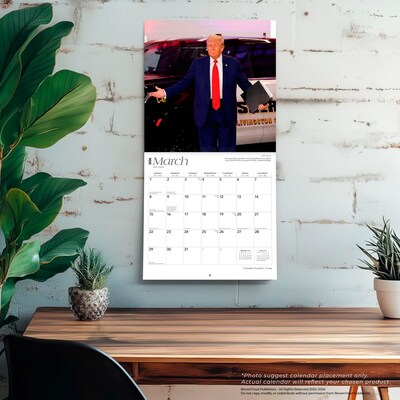 2026 BrownTrout President Donald J. Trump 12" x 12" Monthly Wall Calendar (9798330705184)