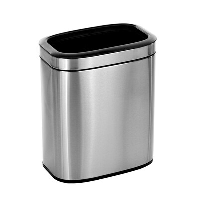 Alpine Industries Stainless Steel Trash Can with Liner, 5.3 Gallon (ALP470-20L)