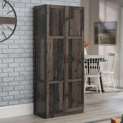 Sauder Select 71H Storage Cabinet, Reclaimed Pine (427069)