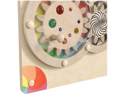 Flash Furniture Bright Beginnings Turning Gears STEAM Wall Activity Board (MK-ME14719-GG)