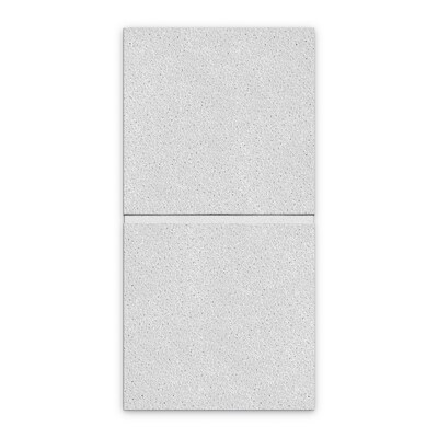 Armstrong DUNE Second Look Angled Tegular 2x4 White Ceiling Tile, 10/Carton (2722A)