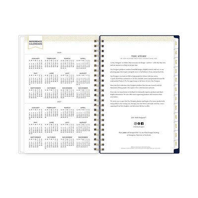 2026 Blue Sky Meadow Blue Floral 5" x 8"  Weekly & Monthly Personal Planner (147224-26)