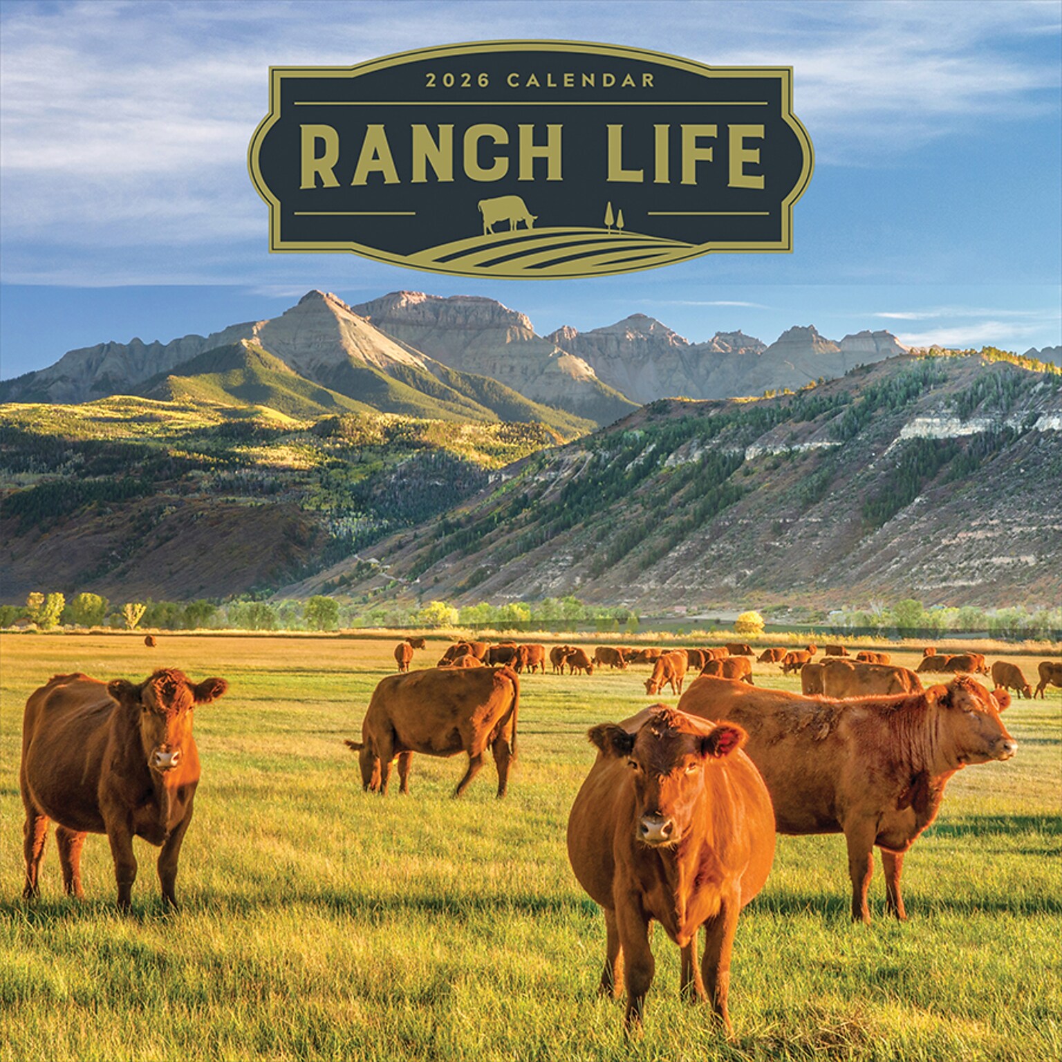 2026 TF Publishing Ranch Life 12 x 12 Monthly Wall Calendar (26-1042)
