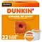 Dunkin Caramel Me Crazy Coffee Keurig® K-Cup® Pods, Medium Roast, 22/Box (5000364900)