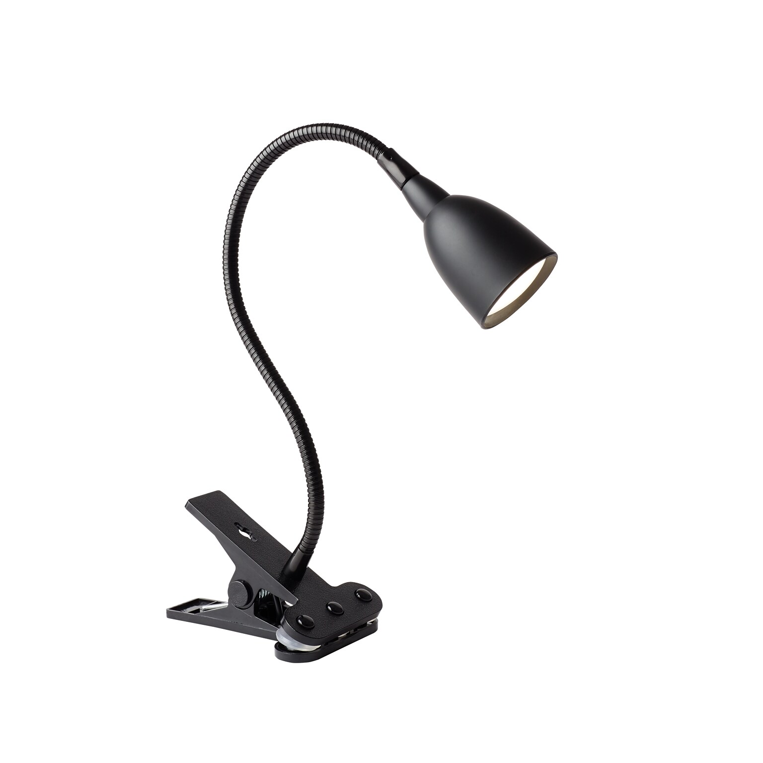 Newhouse Lighting Olivia Dimmable and Color Change Clamp Lamp, Black (NHCLP-OL-BK)