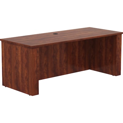 Lorell Essentials Series 72"W Electric Adjustable Standing Desk, Cherry (LLR69573)