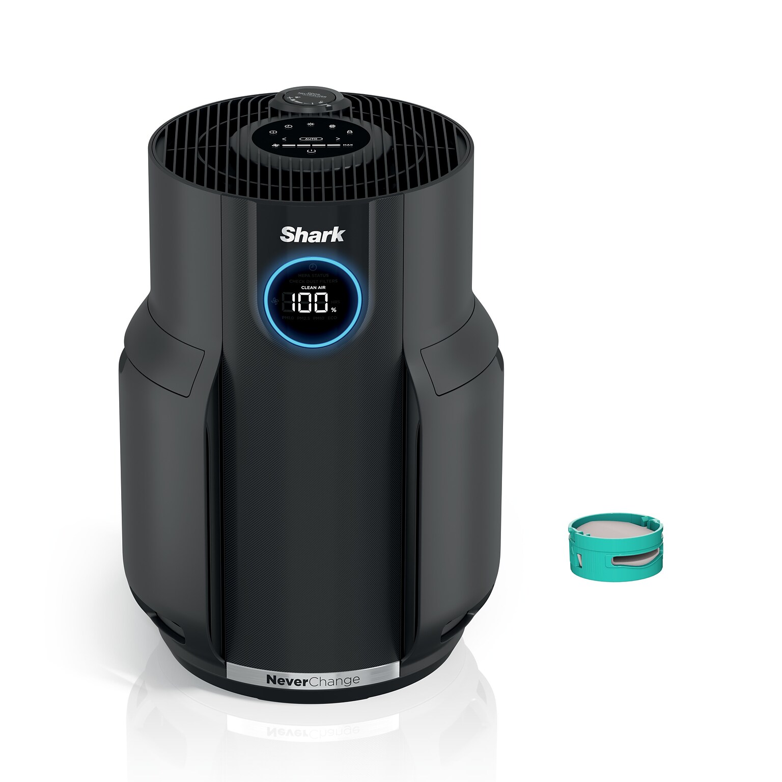 Shark Never Change HEPA Tower Air Purifier, Charcoal Grey (HP152)