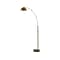 Adesso Bolton 71.5 Antique Brass Arc Floor Lamp with Dome Shade (4308-21)