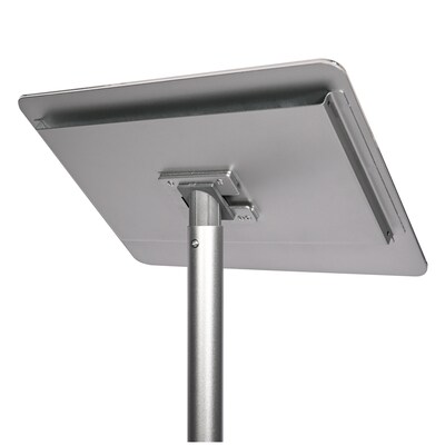 Staples® Premium Sign Holder, 8.5" x 11", Silver Steel (ZS93033G)