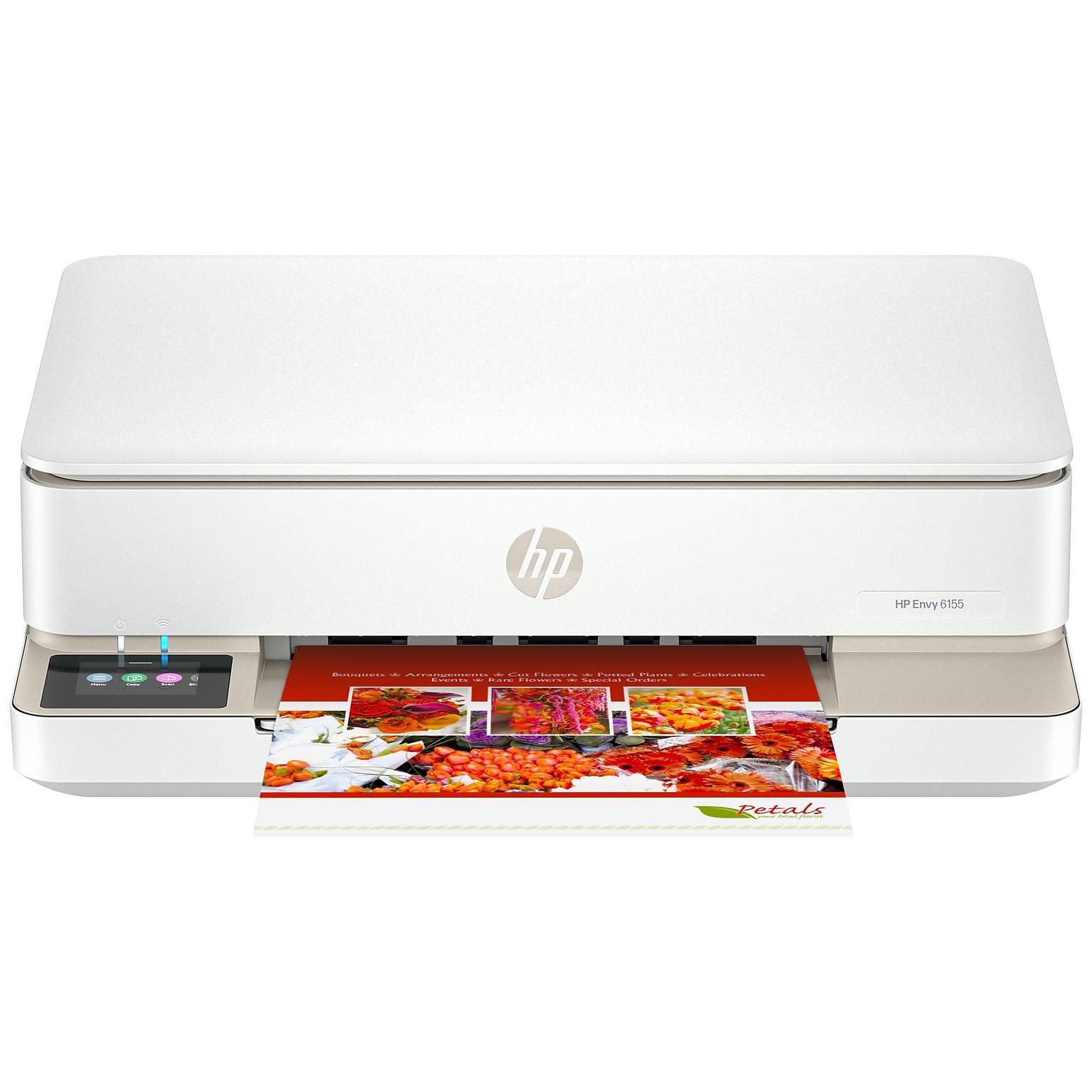 HP Envy 6155e Wireless Color All-in-One Printer, Scan, Copy, 3 Months Free Instant Ink, AI Enabled (714L5A)