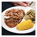 Southern Champion ChampWare Heavyweight Bagasse Plate, 3-Compartment, 9, White, 500/Carton (SCH1814