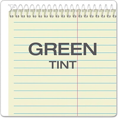 TOPS Steno Book, 6" x 9", Gregg Ruled, 80 Sheets, Assorted Colors, 4/Pack (80221)