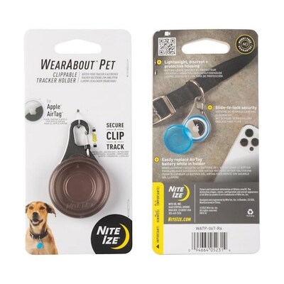 Nite Ize Wearabout Clippable Tracker Holder in Smoke