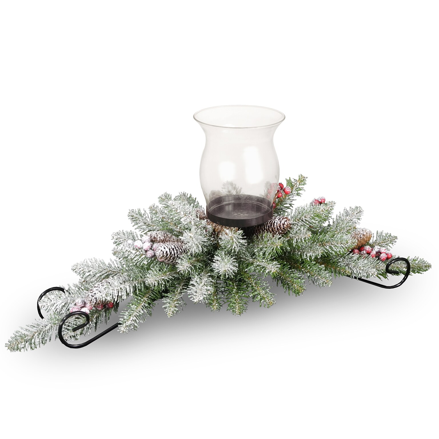 National Tree Company 30 Dunhill Fir Centerpiece and Candle Holder (DUF3-800-30C-A1)