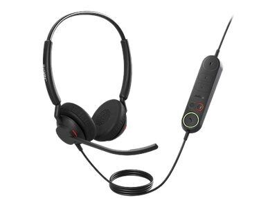 Jabra Engage 40 USB-C UC Stereo On Ear Computer Headset with Inline Link, Black (4099-419-299)