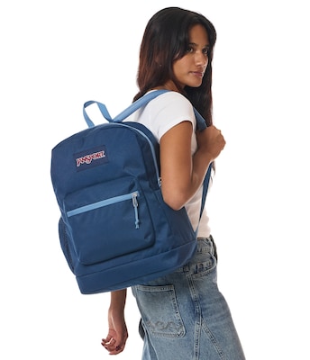 JanSport Cross Town Plus Laptop Compatible Backpack, Small, Navy (JS0A7ZNZA5B)