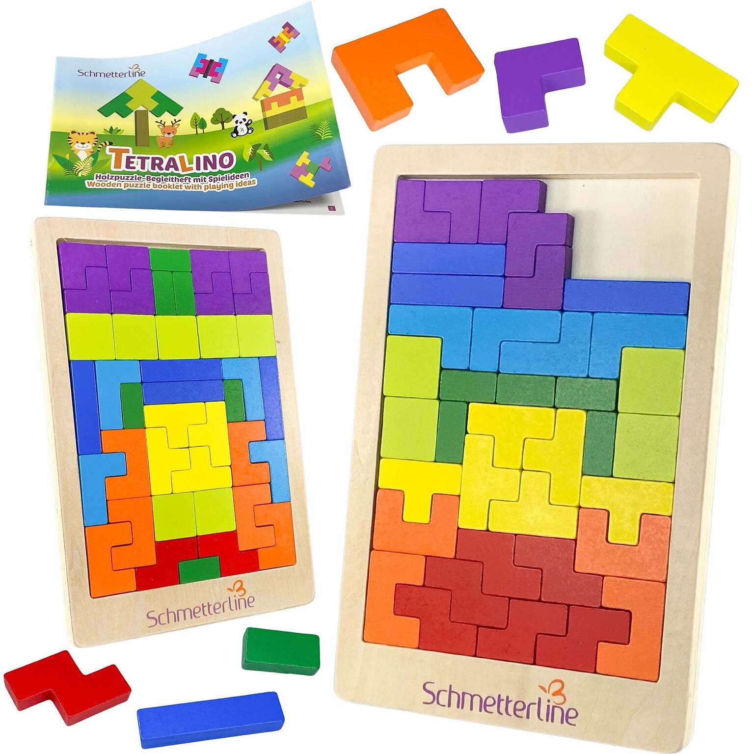 Extasticks Tetralino Double Premium Wooden Puzzle (EXAE3302)