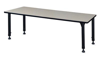 Regency Rectangular Activity Table, 60" x 30", Height Adjustable, Maple (MT6030PLAPBK)