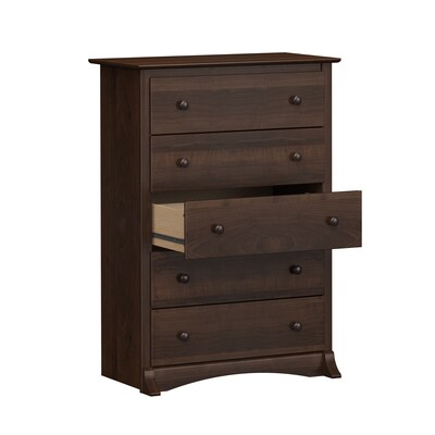 Prepac Fremont 44.75" 5-Drawer Chest, Espresso (EDC-3345-K)