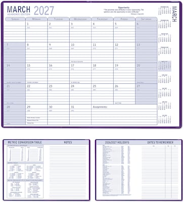Custom Laureate Academic Desk Planner