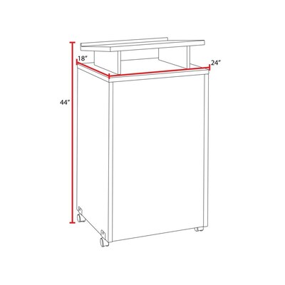 Regency Legacy Lectern Podium, Noble Oak (LLC44NO)