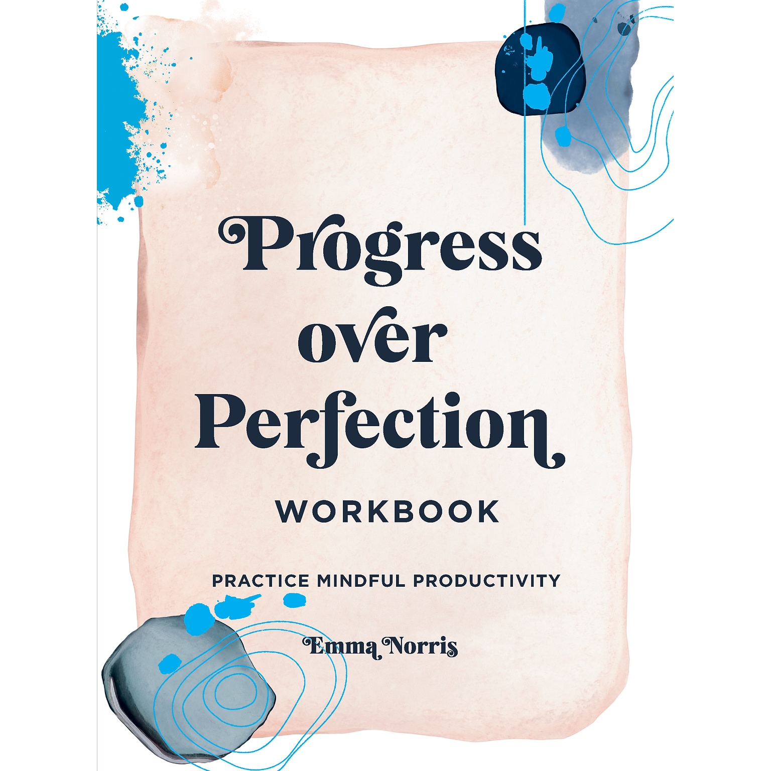 Quarto Progress Over Perfection Productivity Guided Journal, 6.65 x 9, Blush, 160 Pages (9781631068652)