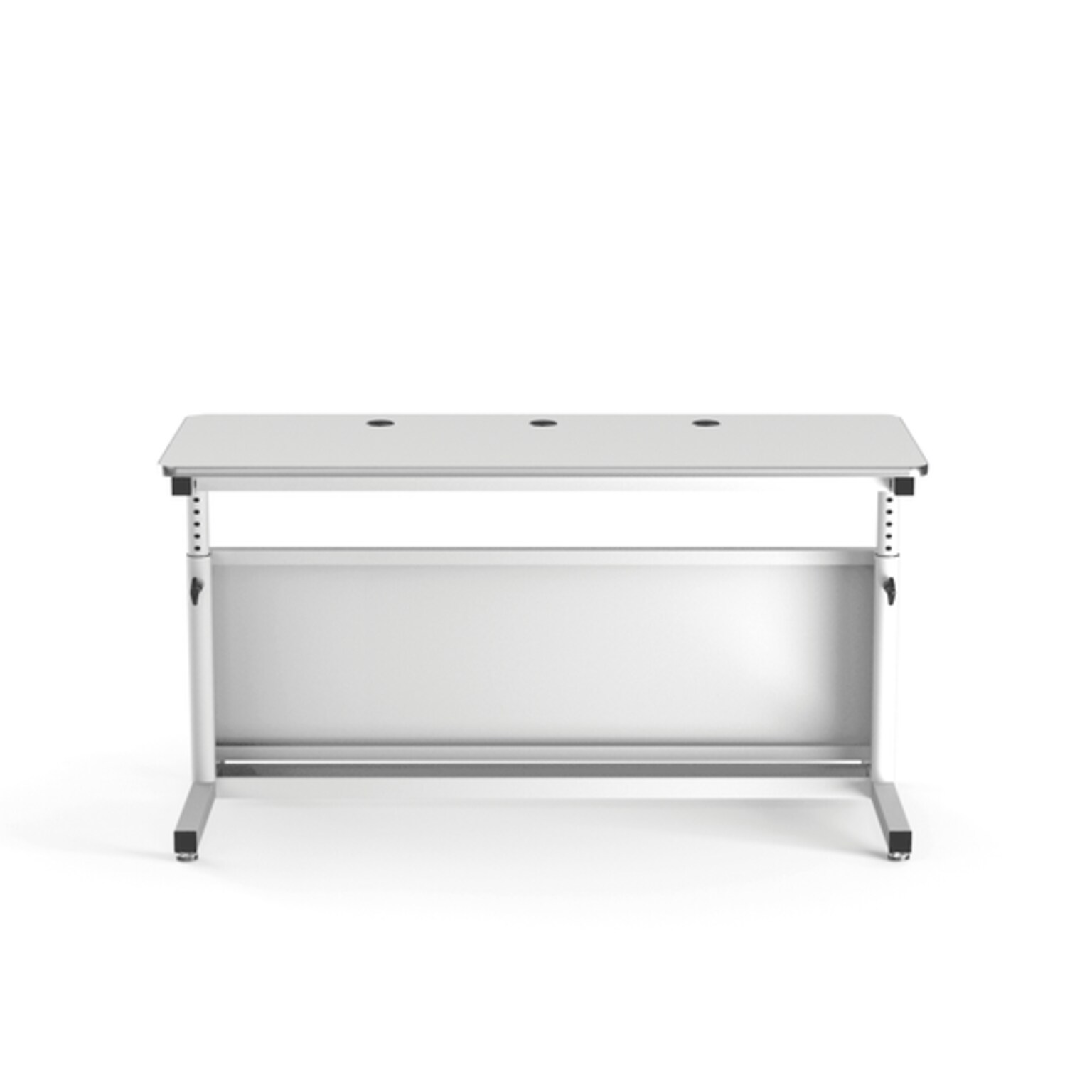 VersaDesk Deluxe 60W Manual Adjustable Standing Computer Table, White (CTL6024-WW)
